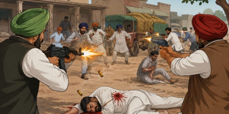 अमृतसर में सरपंची विवाद ने लिया खूनी रूप, दो गुटों में चली ताबड़तोड़ गोलियां; एक की मौत, 9 आरोपी गिरफ्तार
