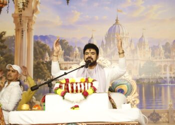 सात दिवसीय श्रीमद् भागवत कथा ज्ञान यज्ञ के दूसरे दिन भक्तिरस में डूबे श्रद्धालु
